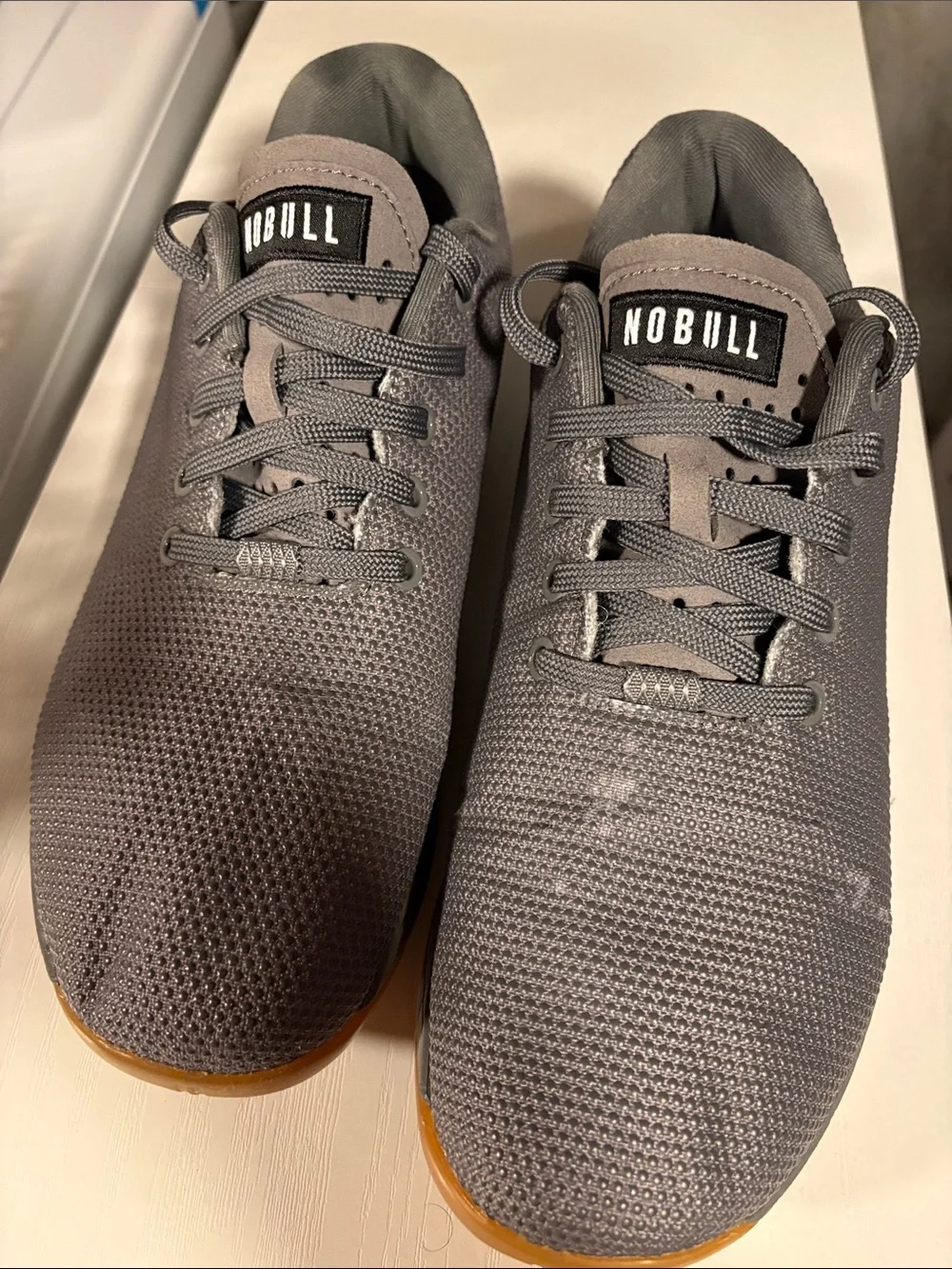 NOBULL Men's Trainer - Charcoal Gray with Gum Sole